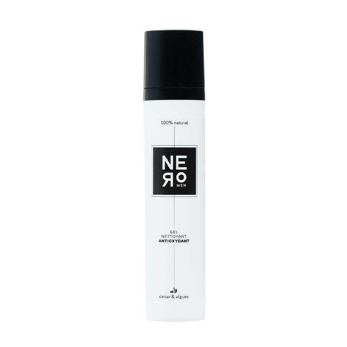 Neroskincare-Product-Gel nettoyant visage naturel au Caviar Noir pour homme Nero Mem
