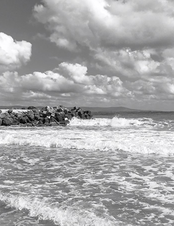 Photo de la cote bulgare, la mer