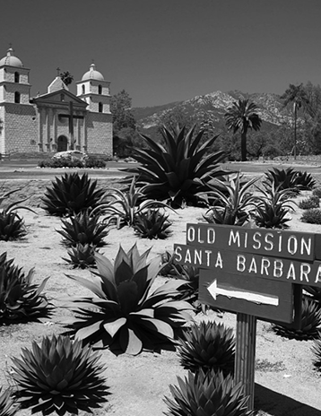 Photo du desert a proximité de Santa Barbara